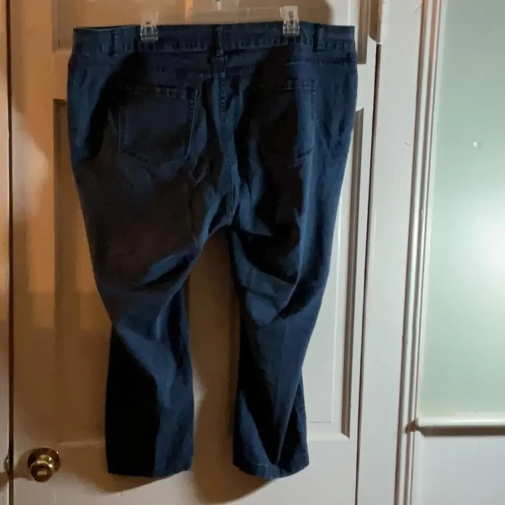 d. jeans Dark Blue size 20W Cropped jeans